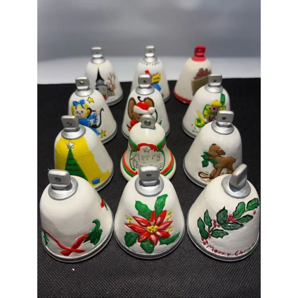 Finished and unfinished bell ornaments